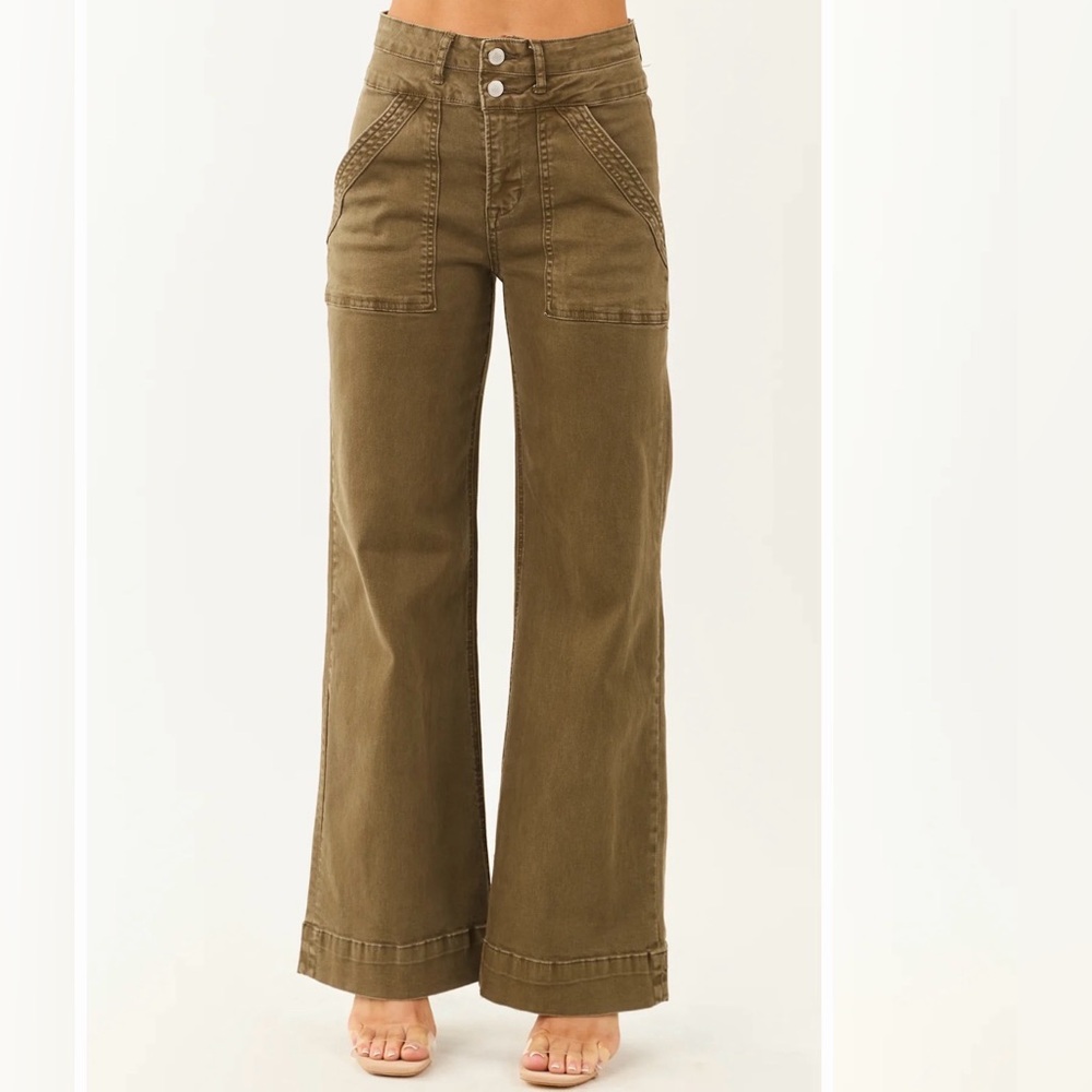 ***NWT Mica Denim Wide Leg Stretchy Jeans, size 32